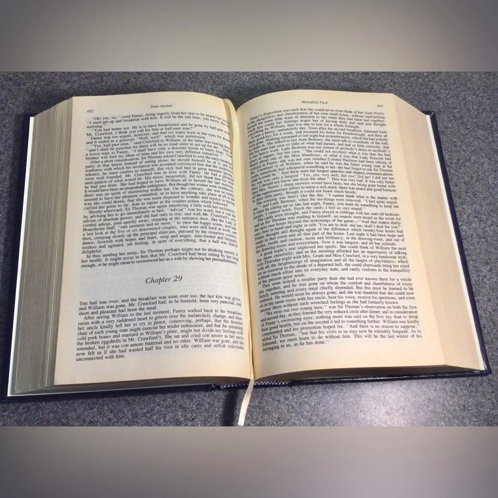 Jane Austen - The Complete Novels - Vintage 1981 Leather Bound Gilded Edge Book - Picture 5 of 10